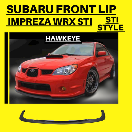Front Lip HAWKEYE Subaru Impreza (06-07) WRX STI (STI STYLE)