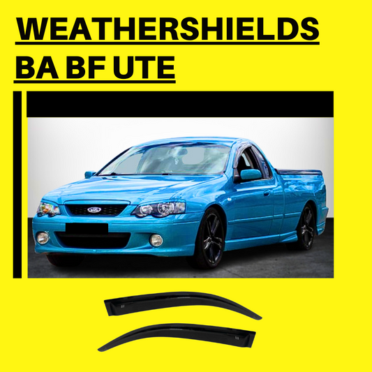 Weathershields For Ford Falcon BA BF UTE (02-08) Window Side Visors