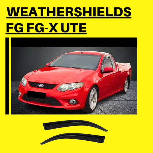 Weathershields For Ford Falcon FG FG-X UTE (08-16) Window Side Visors