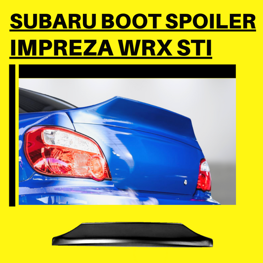 Rear Boot Ducktail Spoiler V2 Subaru Impreza (00-07) NON STI / STI WRX