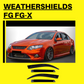Weathershields For Ford Falcon FG FG-X (08-16) Window Side Visors