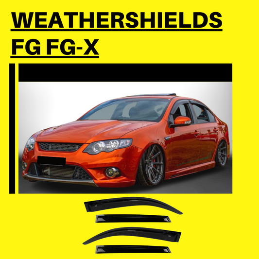 Weathershields For Ford Falcon FG FG-X (08-16) Window Side Visors