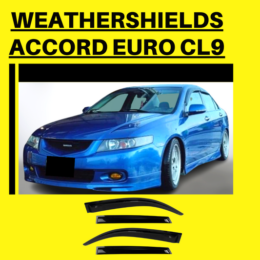 Weathershields GENERAL STYLE For Honda Accord Euro CL9 CL7 (03-07) Window Side Visors