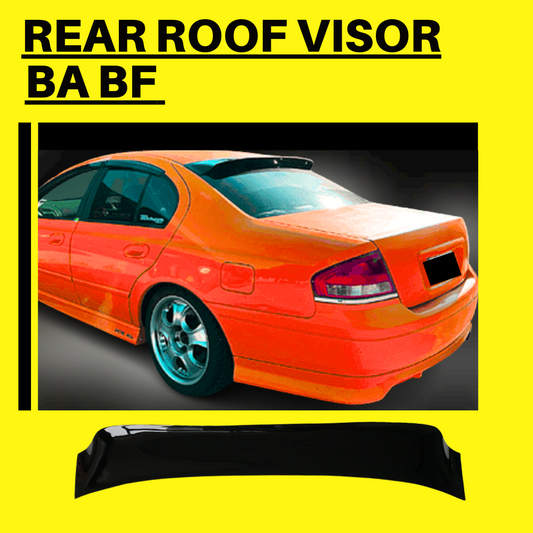 Ford Falcon BA BF Rear Roof Visor 3m Tape Window Sunshade Wing Spoiler
