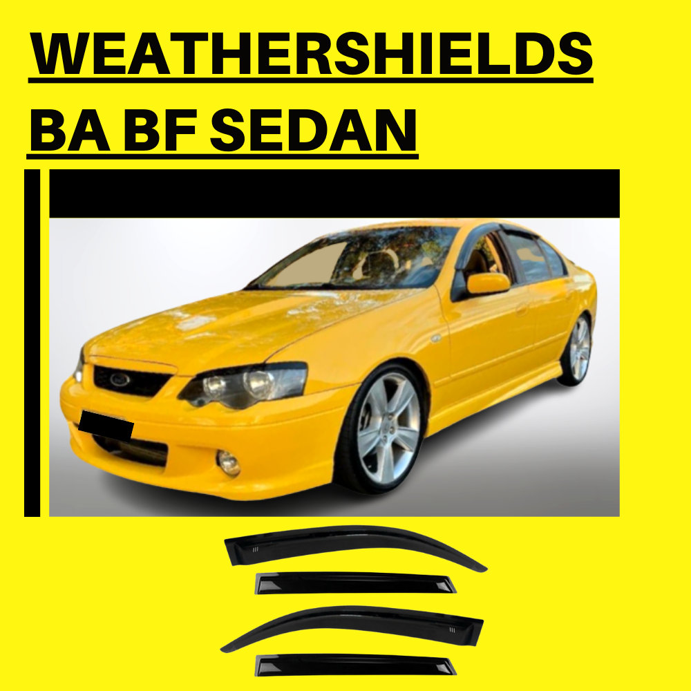 Weathershields For Ford Falcon BA BF (02-08) Window Side Visors