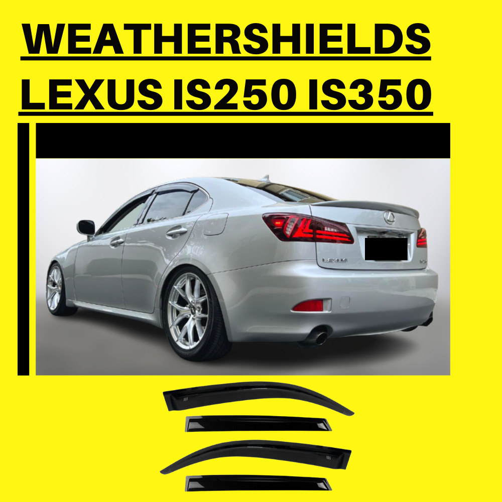 Weathershields For Lexus IS250 IS350 Altezza (06-13) Window Side Visors