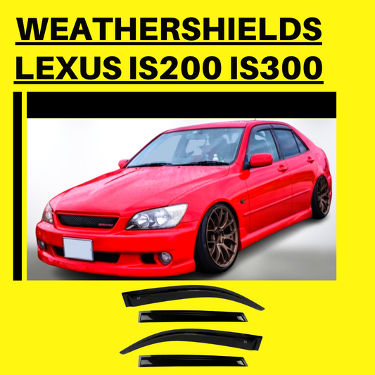 Weathershields For Lexus IS200 IS300 Altezza (98-05) Window Side Visors
