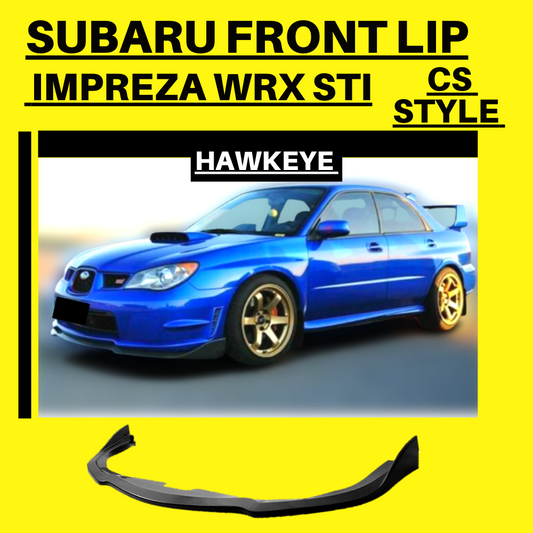 Front Lip HAWKEYE Subaru Impreza (06-07) WRX STI   (CS STYLE)