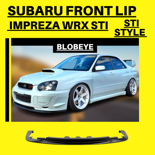 Front Lip BLOBEYE Subaru Impreza (03-05) WRX STI (STI STYLE)