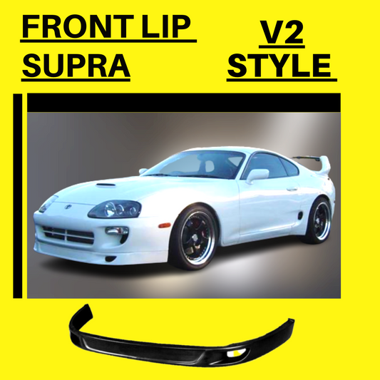Front Lip Splitter For Toyota Supra V2 Style (93-98)