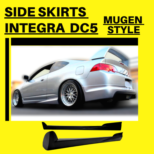 Honda Integra DC5 Side Skirts Extension Panels MUGEN STYLE (01-06)