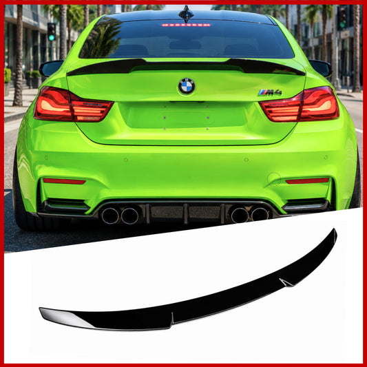 Rear Boot Spoiler Fits BMW 4 Series F32 Coupe M4 Style Gloss Black