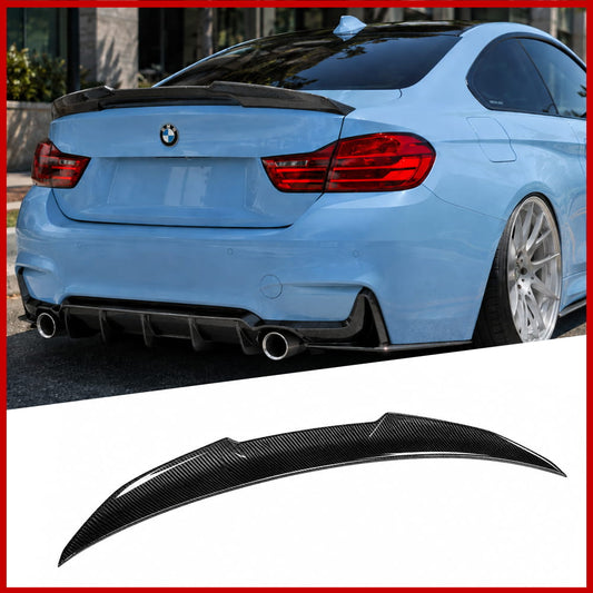 PSM Style Carbon Fiber Boot Spoiler Fits BMW 4 Series F36 Gran Coupe