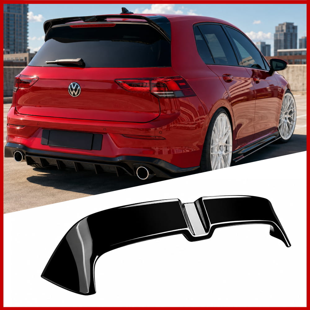 Oettinger Style Rear Roof Spoiler Fits Volkswagen Golf MK8 GTI R