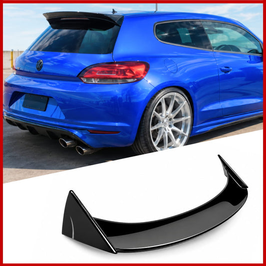 Rear Roof Spoiler Wing Fits Volkswagen Scirocco R Gloss Black 2008-2014