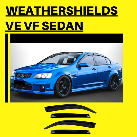 Weathershields For Holden Commodore VE VF (06-17) Window Side Visors