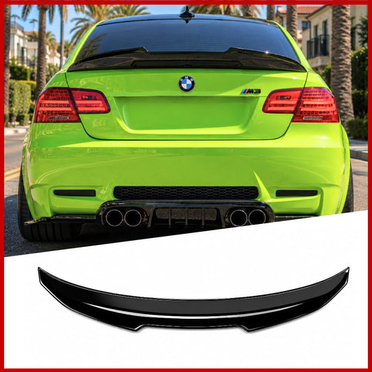 PSM Style Boot Lip Spoiler Fits BMW 3 Series E92 Coupe Gloss Black