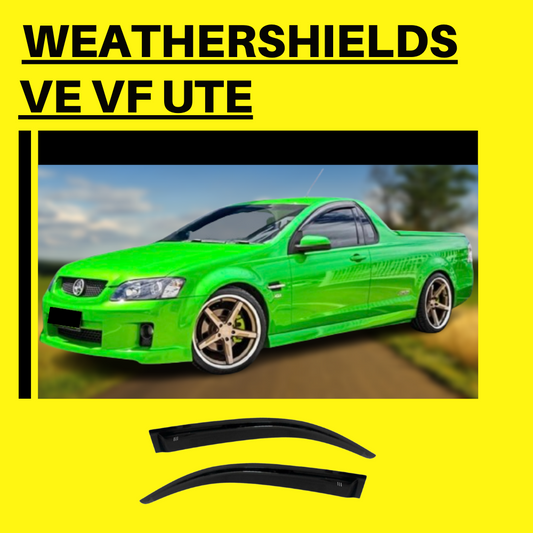 Weathershields For Holden Commodore VE VF UTE (06-17) Window Side Visors