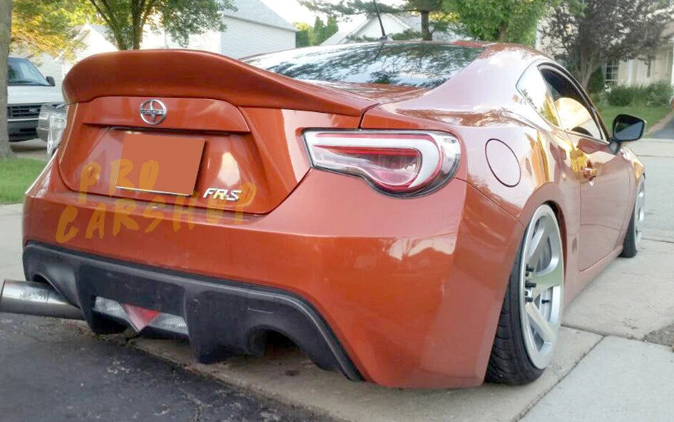 Duckbill Boot Spoiler Fits Toyota 86 Subaru BRZ ZN6 ZC6 Gloss Black