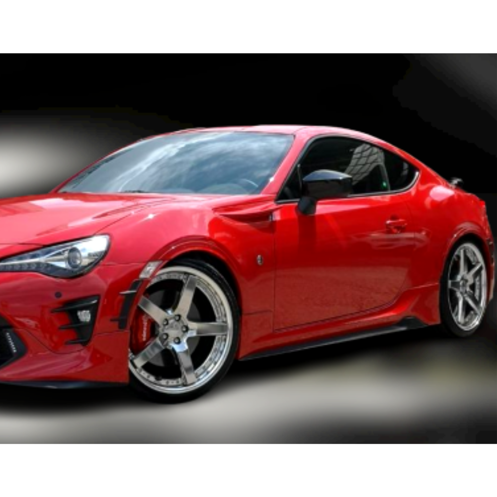 Side Skirts FOR Toyota 86 / Subaru BRZ TRD V2 STYLE Extensions Panels (12-21)