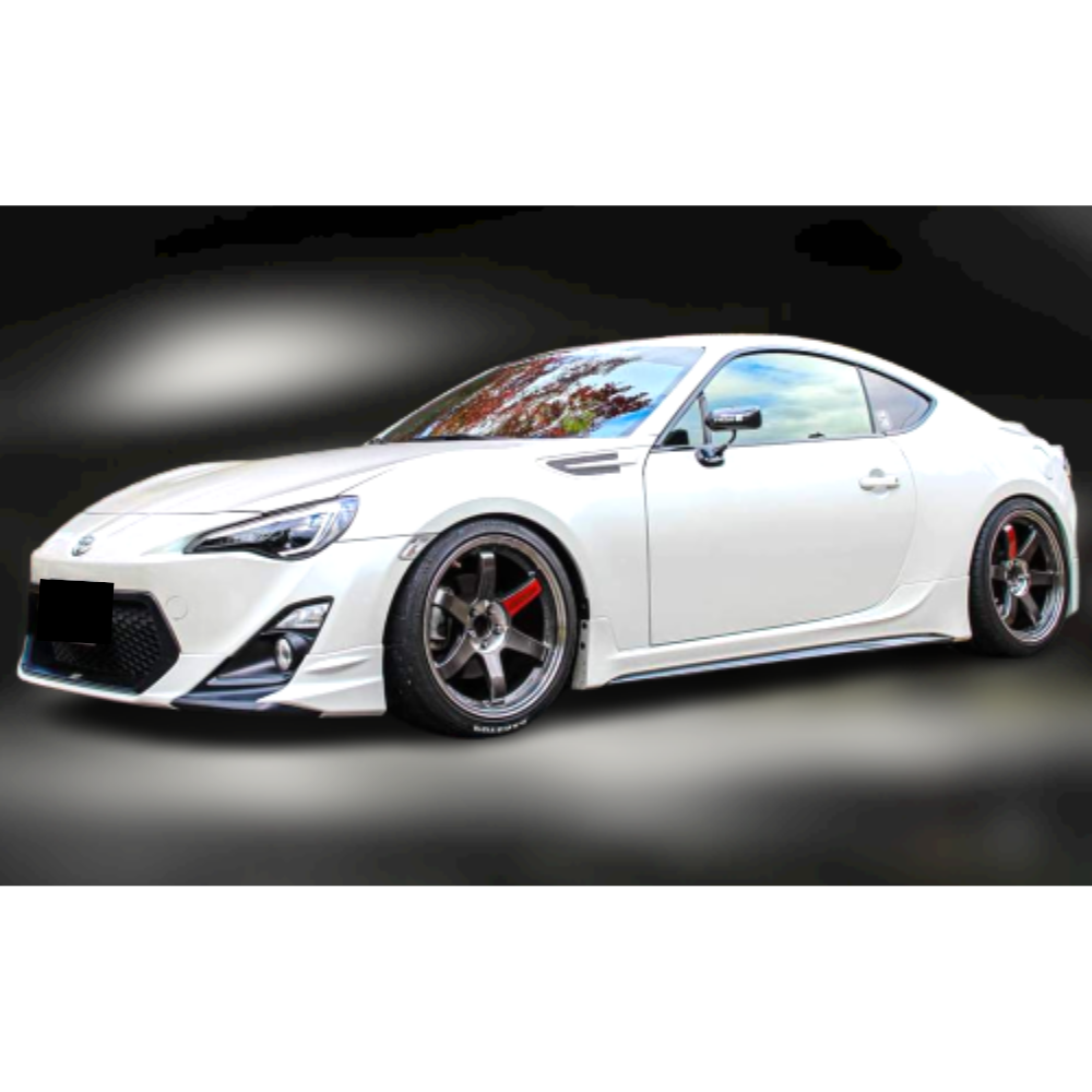 Side Skirts FOR Toyota 86 / Subaru BRZ TRD V1 STYLE Extensions Panels (12-21)