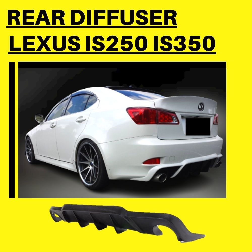 Lexus (06-13) IS250 IS350 Rear Diffuser DMR Style – autoplaza.au